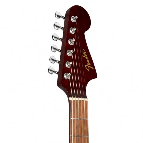 Image of Fender California Redondo Dreadnought Acoustic Guitar - Garnet Burst