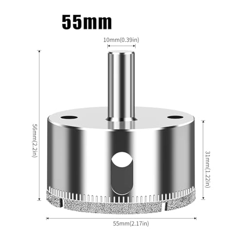 Juego de Brocas Diamante 4 Piezas para Vidrio y Mármol miniatura 2