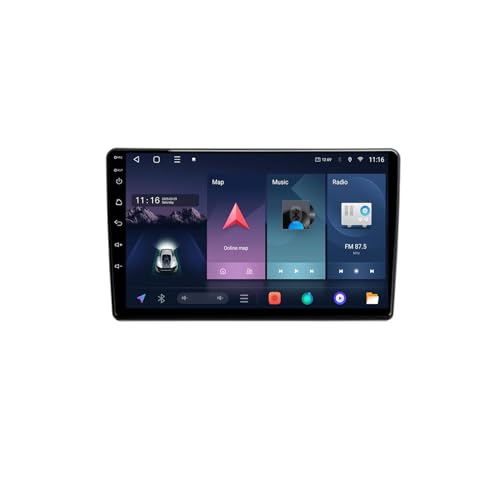 Android 13 2 DIN Pantalla Táctil Radio de 9' para Peugeot 308 T9 308S Year 2013-2017 Radio Coche con Navegación GPS Bluetooth Radio FM Cámara Trasera Multimedia Pantalla para Coche(A6 6+128G)
