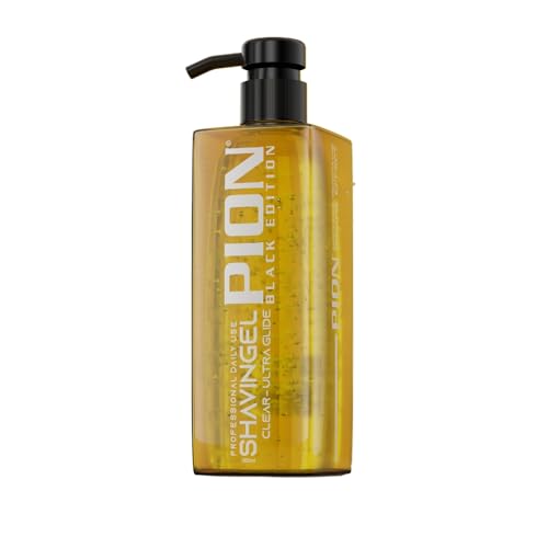 Pion Shaving Gel Clear Ultra Glide Black Edition