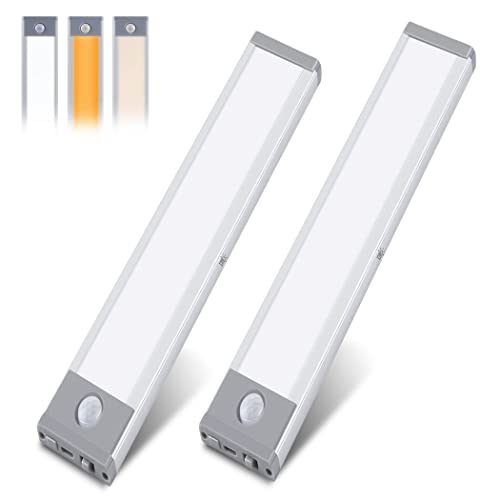 Vyanlight 58-Led Motion Sensor Light Indoor, Motion Activated Closet Light, Usb Rechargeable Wireless Led Light For Kitchen, Wardrobe And Cabinet, 1500Mah, Warm And Natural White, 2 Pack #TOP5