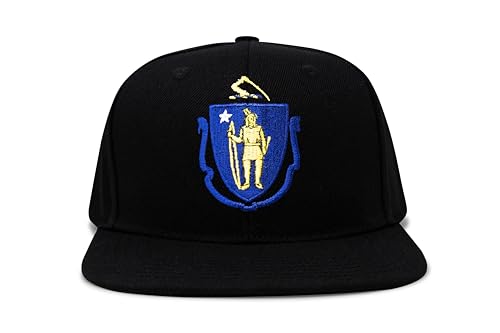 Image of International Tie State Hat for Men and Women, Adjustable Snapback Trucker Baseball Cap with Embroidered Patch
