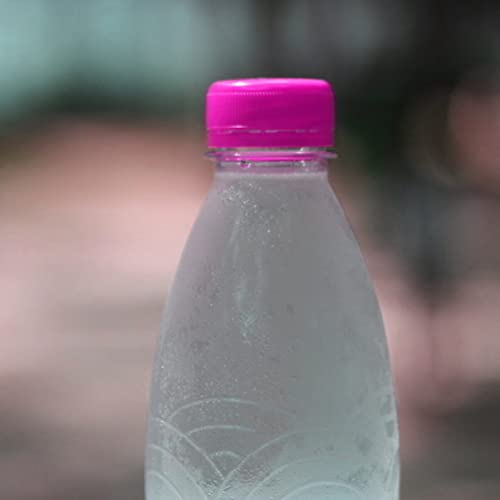 Image of Healifty 100pcs water bottle caps beer bottle caps plastic DIY s scrapbook lid craft for kids decorative s DIY decorate puzzle toddler