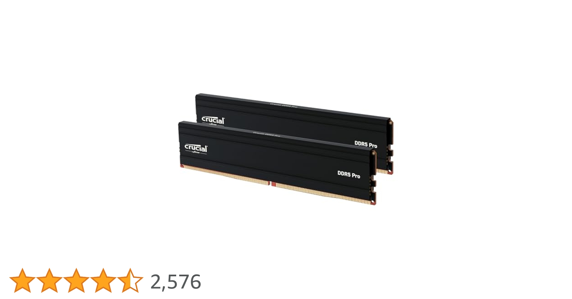 メモリー crucial pro ddr-5 5600Mhz 64GB Crucial Pro 64GB DDR5 RAM Kit (2x32GB), 5600MHz (or 5200MHz