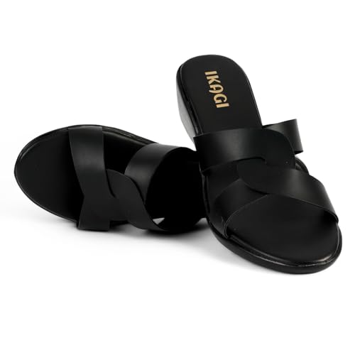 Image of IKAGI Sandal Fashion Wedding Casual Platform Wedges Slip-On Sandals For Womens & Girls