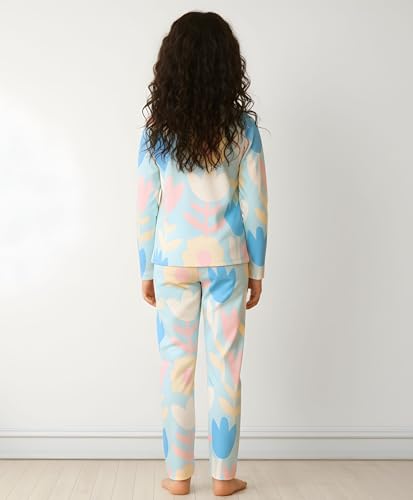 Image of Anthrilo Pure Cotton Printed Pyjama Set for Girls | Sleepwear | Night Suit, Night Wear | Long Sleeves T-Shirt & Pyjama | Regular Wear | 0-14 Years