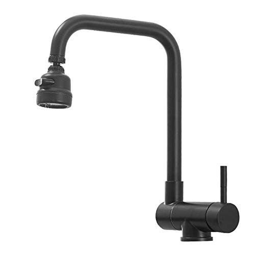 Robinet de cuisine pliable pour fenêtre basse avec buse 3 modes anti-éclaboussures