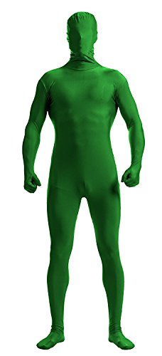 VSVO Terno Greenman de corpo inteiro - verde limão, Verde, G
