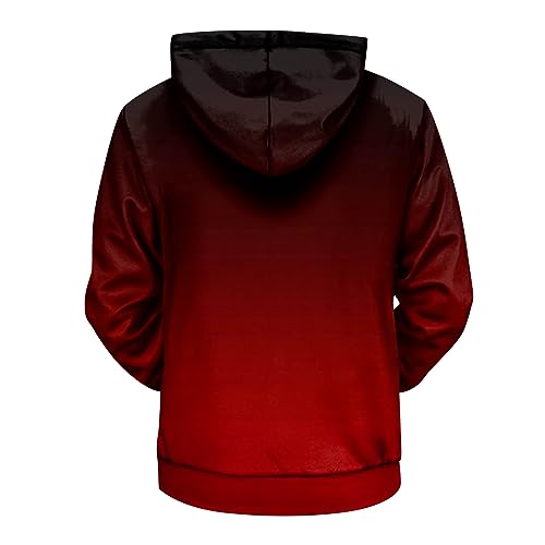 Ymosrh Men's Graphic Hoodies Unisex Pullover Sweatshirts Casual Drawstring Hoodie Mens, M-4XL2