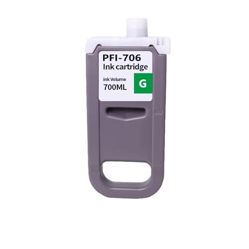 Cartouche PFI-706 G verte de 700ml pour traceurs Canon iPF8400 et iPF9400
