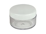 Leer 25 PCS 3 G 3 ml weiß Deckel Kunststoff...