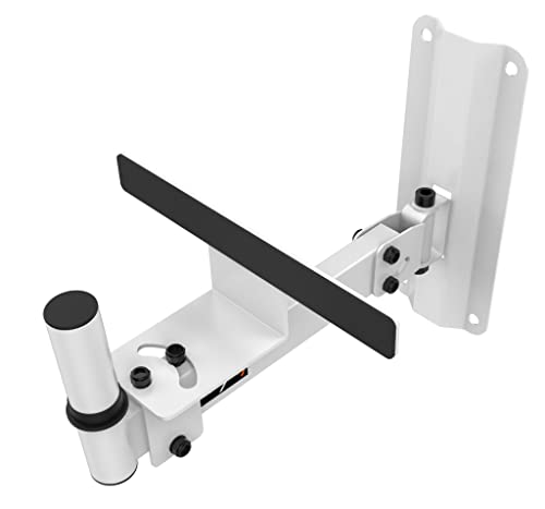 Soporte de pared Audibax Neo 20 para altavoz blanco con anclaje de vaso de 35mm 6
