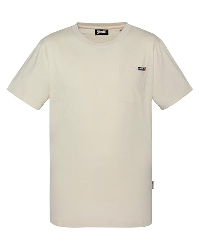 Schott NYC Tskea1, Camiseta, Hombre, Blanco (Off-white), M