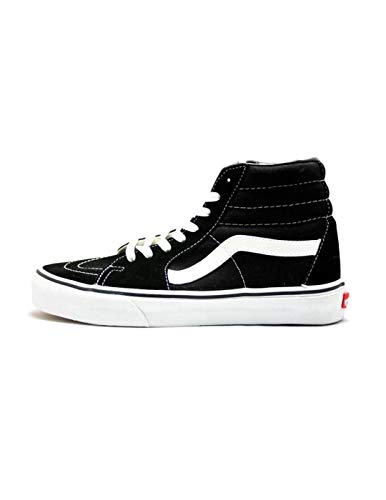 Vans Vans Unisex Hi-Top Trainers Sneaker, Black Black White, 10 US Women