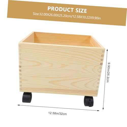 Coffre de rangement multi-usages mobile pour vêtements et jouets - 3