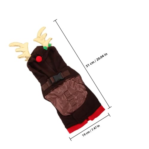 Disfraz de perro Navidad Coffee tamaño M miniatura 2