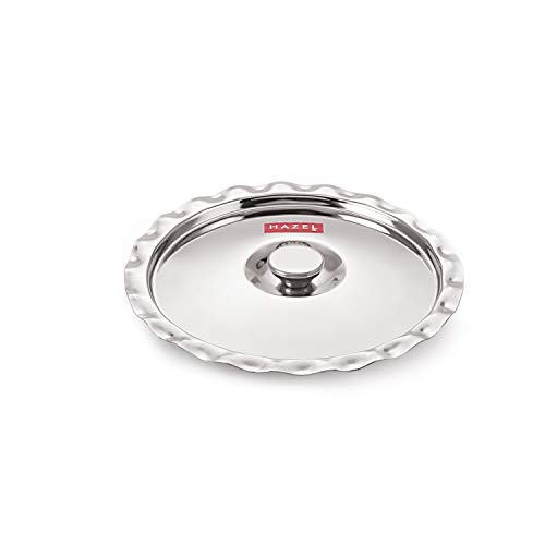 HAZEL Stainless Steel Utensil Cover Lid, 15 cm, Silver