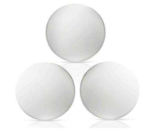 Lot de 10 coussinets de protection ronds en silicone pour poignée de porte, armoire, tête de lit Blanc Cover