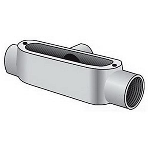 Cuerpo de conducto tipo T O-Z/Gedney T-150 Spec 5 de hierro maleable con salida triple