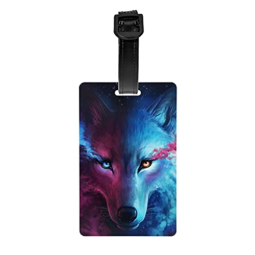 Universe Wolf Personalized Luggage …