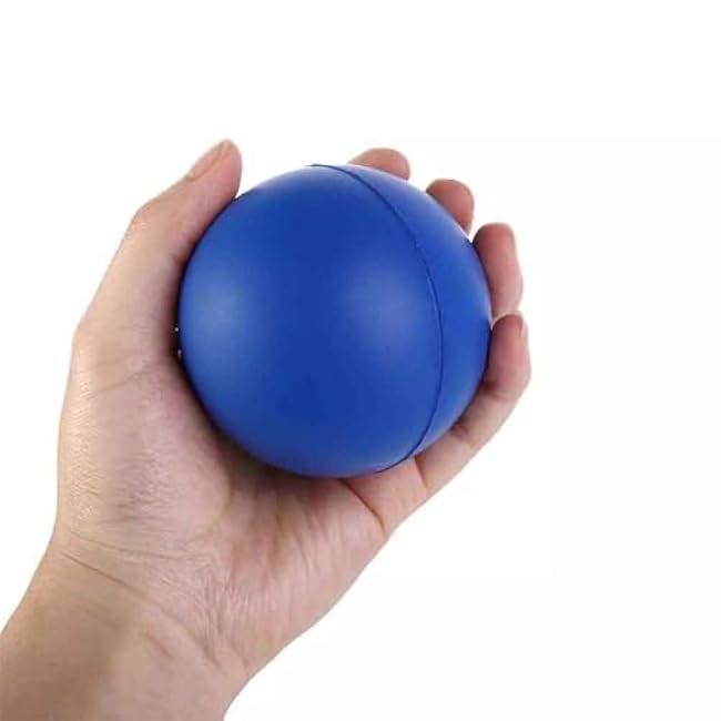 1Pcs Blue Finger Exerciser Ball Resistance Stress Relief Gel Balls Finger Strengthening Grip Wrist Exercise Muscles Arthritis Training Grip forTraining