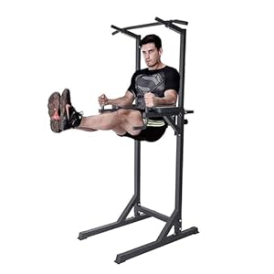 Power Tower Workout Dip Station Multi-Function Home Gym Strength Training Fitness Equipment