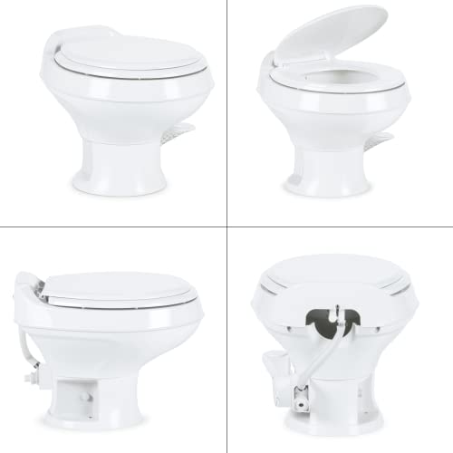 Dometic 302301671 301 Toilet Low Profile 13.5 Inch Height- White thumb #4