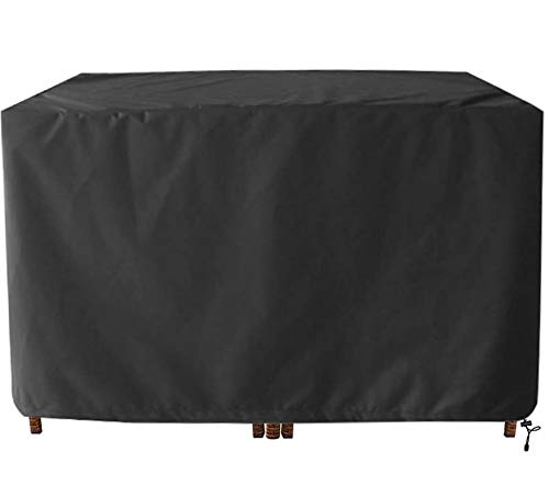 Boerni Garden Table Cover, Tear Resistant Outdoor Table Sofa Cover, Waterproof Breathable Oxford Fabric Garden Furniture Cover (53’’x53’’x29’’)