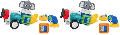 Image of Baby Einstein Connectables 11 Piece Set STEAM Learning Magnetic Blocks Baby 6 Months+ Toddler Montessori Toys for 1 2 3 4 5 Year Old (Pack of 2)
