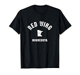Red Wing Minnesota MN Vintage 70s Athletic Sports Design T-Shirt