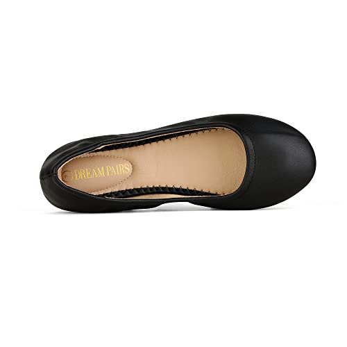 DREAM PAIRS Women's Sole-fina Solid Plain Walking Classic Ballet Flats Shoes3