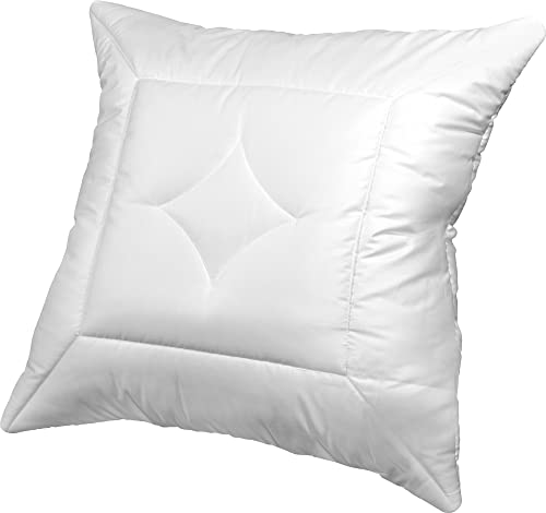 Erwin Müller Kissen Performance Merino/Polyester weiß Größe 80x80 cm