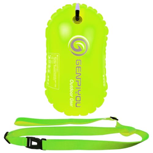 LULUWA Boa da Nuoto Gonfiabile - Galleggiante per Sport in Acque Libere, Allenamento di Corsa, Altamente Visibile