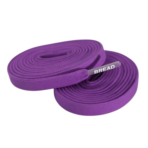 Image of Bread Elastic Shoelaces - Tie Once, Slip On Convenience - Premium Stretch Laces for Boots, Running Shoes, and Everyday Wear