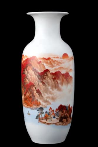 Bella forma e migliori accessori per la decorazione della casa: il nostro vaso cinese con design creativo, squisita fattura, semplice e mordern, goditi solo il nostro vaso cinese a memoria e ti innamorerai del nostro vaso cinese, fai ammirare i tuoi visitatori il tuo gusto speciale.