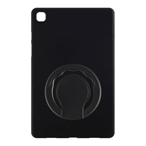 Coque Samsung Galaxy Tab A7 LTE 10.4 2022 Antichoc Noire avec Anneau Pivotant 360