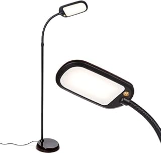 Brightech Litespan Slim - Super Bright LED Lamp for Reading & Crafts
