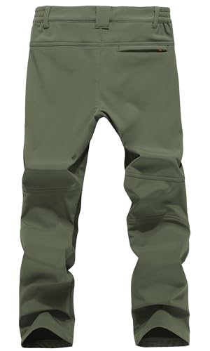 Fleece Lined Hiking Walking Trousers Men Hiking Pants Walking