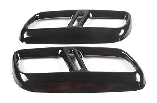 Tubo Escape Embellecedor Tubo Escape Acero Inoxidable Negro Para Range Rover Sport L461 2023 2024