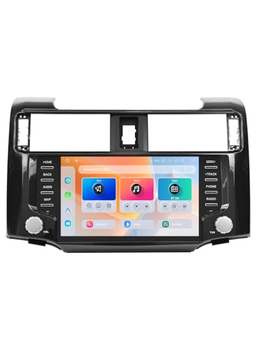 Dasaita 8GB+256GB Stereo for Toyota 4Runner 2010-2023 Replacement, Android 13, Wireless CarPlay & Android Auto, Built-in 4G Cellular, Optical Amplifier, 9 Inch QLED Screen