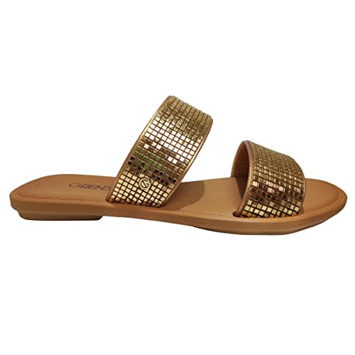 CHINELO DE GASPEA,ADULTO,GRENDHA,BURITI,Dourado,37