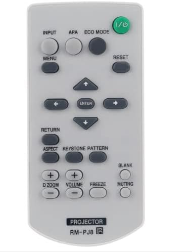 RM-PJ8 Replace Remote Compatible with Sony Data Projector VPL-VW295ES VPL-VW260ES