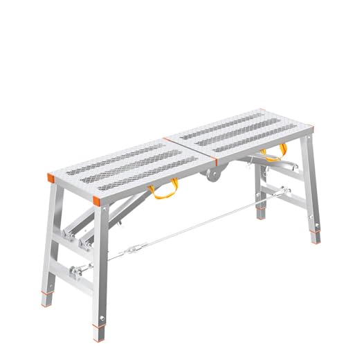 Plateforme en acier réglable pour enduit et travaux de cloison - 2