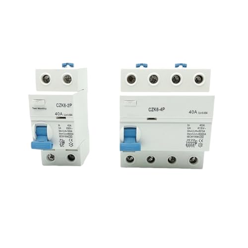 Disyuntor DPN DZ47LE 10KA Clase A para evitar accidentes por contactos eléctricos indirectos