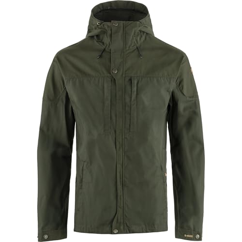 Image of Fjallraven Skogso Men's Jacket - Water and Wind Resistant, Adaptable w /Greenland Wax, Breathable - Hiking, Trekking