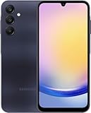 Samsung Galaxy A25 5G A256E 128GB Dual-SIM GSM Unlocked Android Smartphone (Latin Variant/US Compatible LTE) - Blue Black