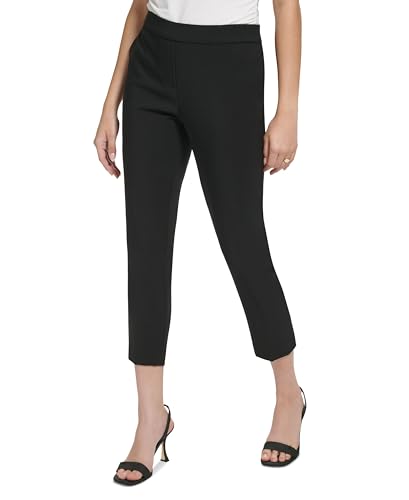 Calvin Klein Womens Slim Leg Suit Separate Skinny Pants Black 03