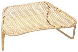 Japanese 16 X 11 X 5.1 Inches Rattan Proper Sitting up Straight Seiza Chair from Japan