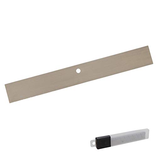 Dapetz 10Pk Scraper Blades - 0.4mm Hardened Steel With Plastic Safety Dispenser