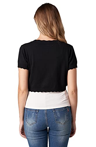 Image of Sofishie Trendy Short Sleeve Shrug Open Cardigan